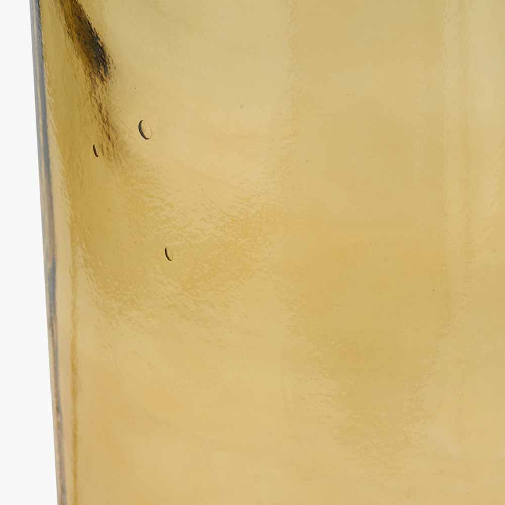 Amber Recycled Glass Bottle Vase